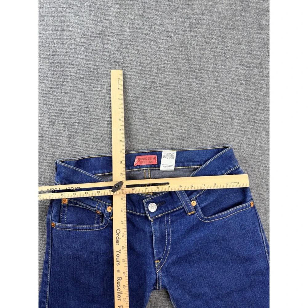 Levis Type 1 Iconic Slim Jeans Mens 26x28 Blue Denim Stretch Workwear Streetwear